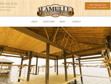 Tablet Screenshot of lamulleconstruction.com